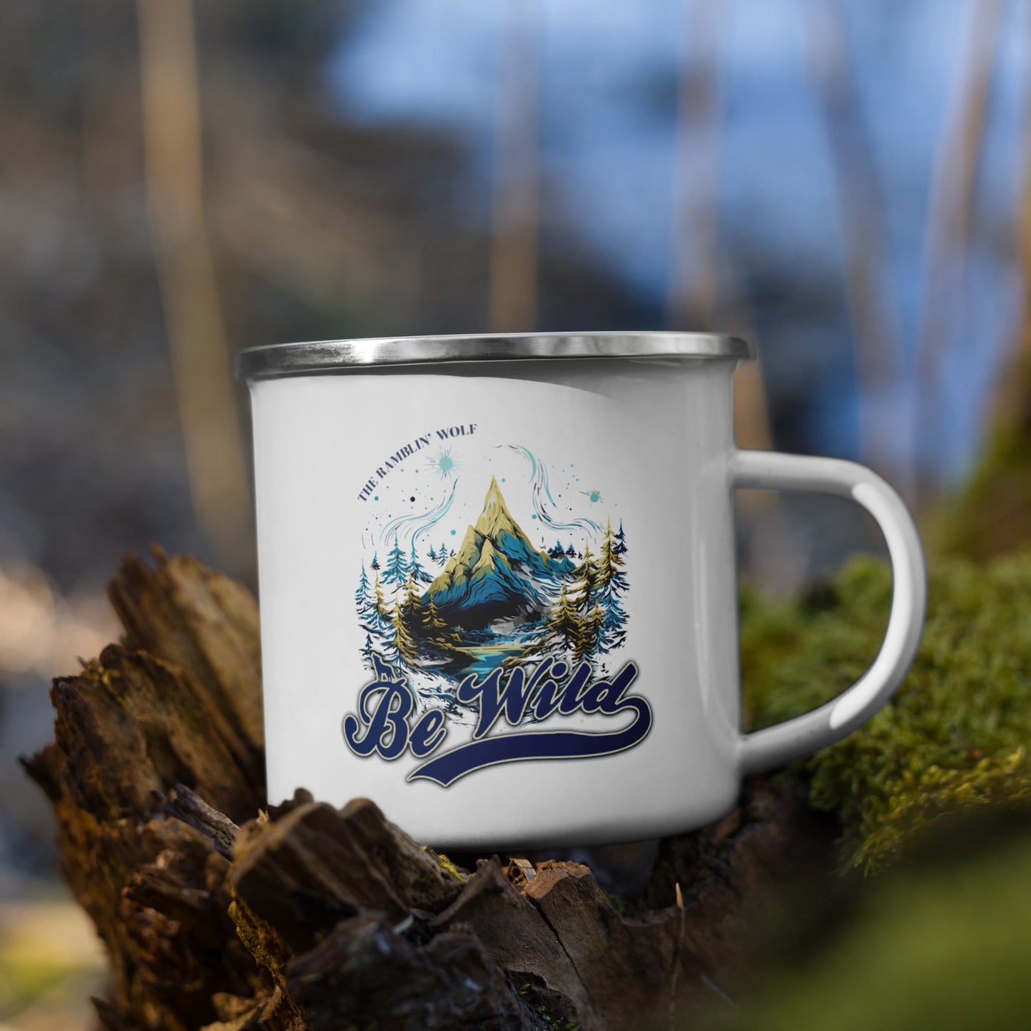 Be Wild Enamel Mug