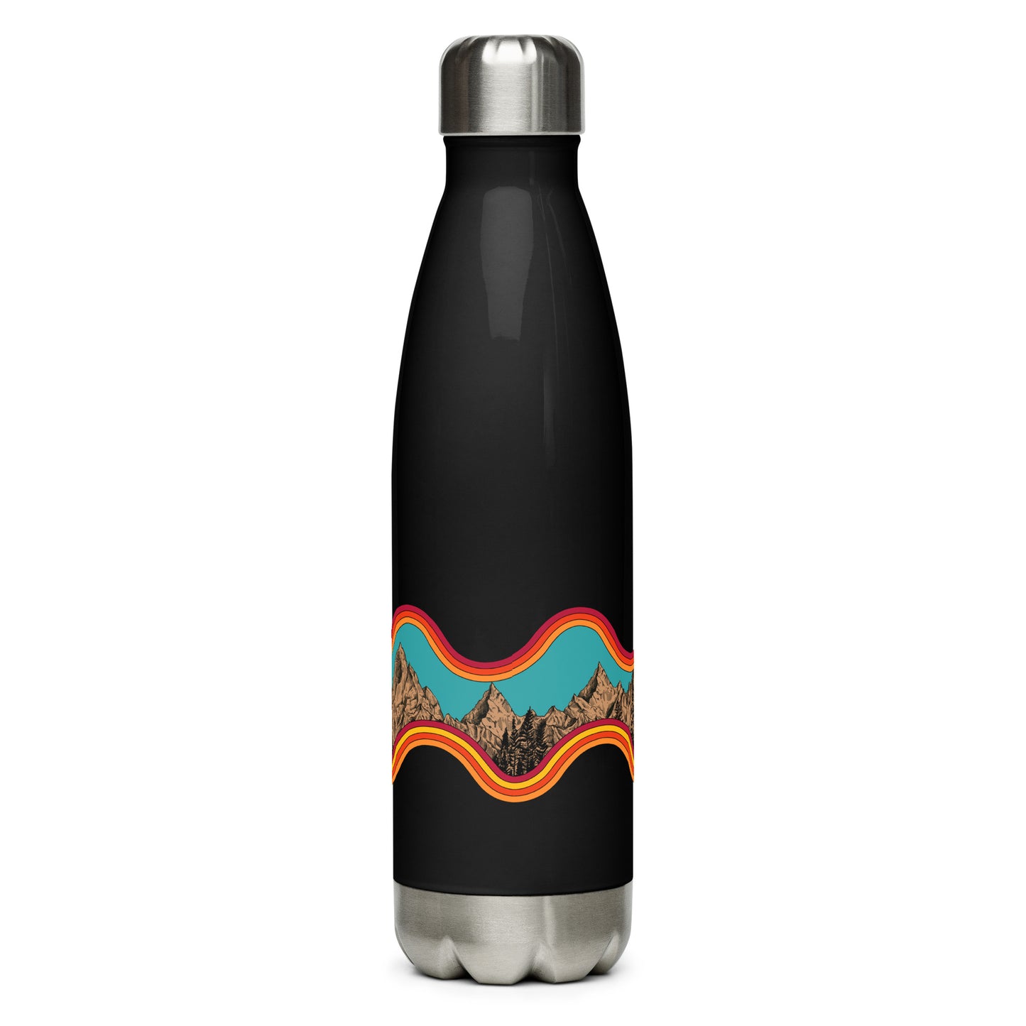 Never Stop ExploringStainless Steel Water Bottle