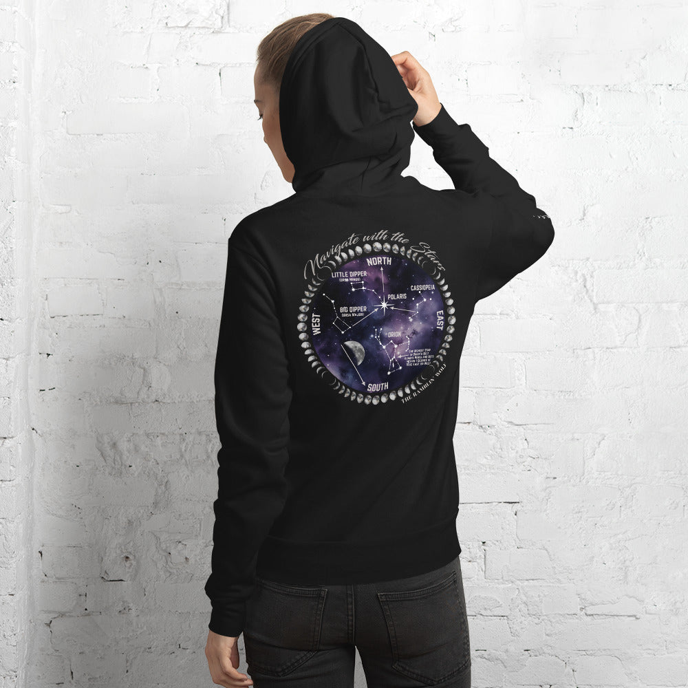 Navigate the Stars Unisex Hoodie