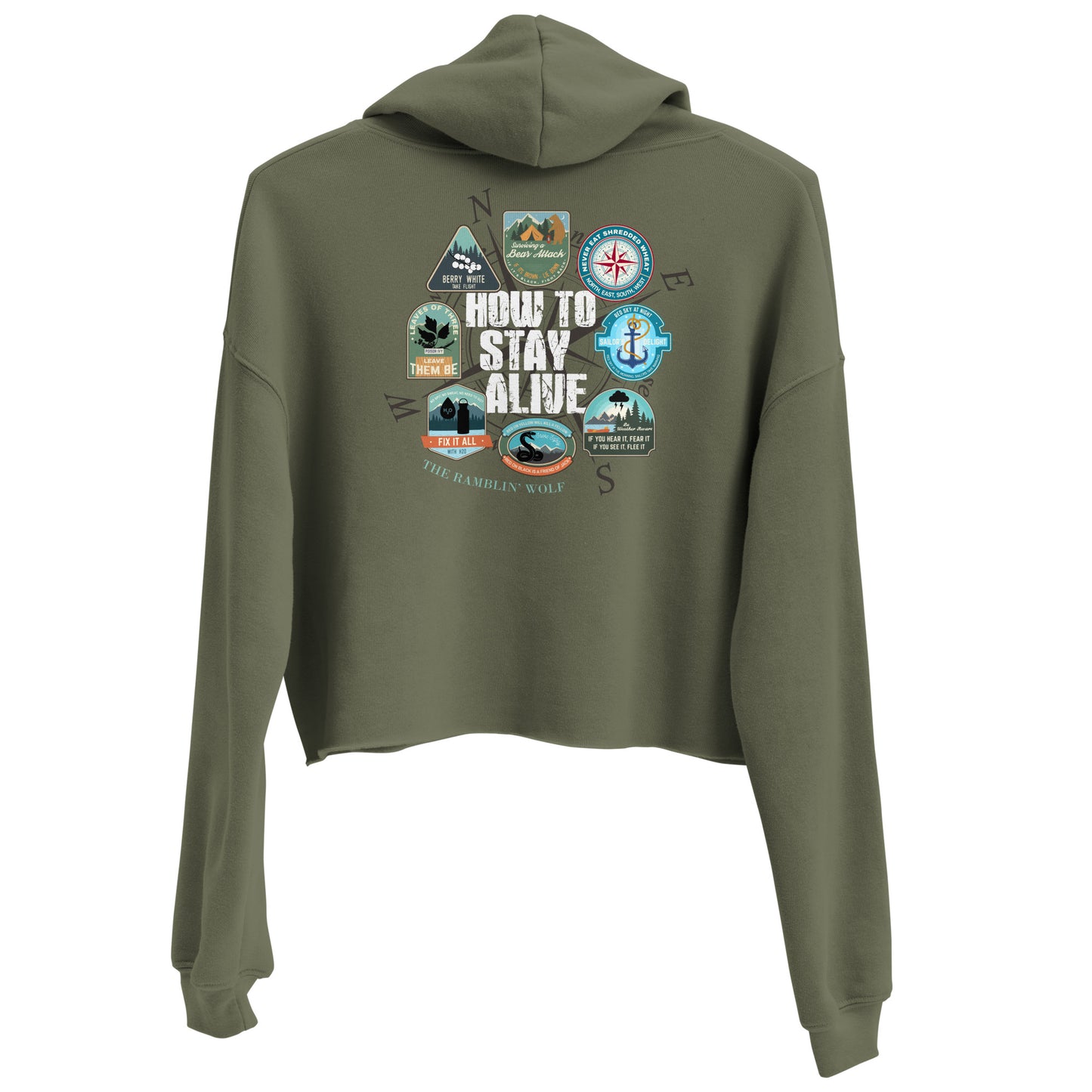 How to Stay Alive Crop Hoodie