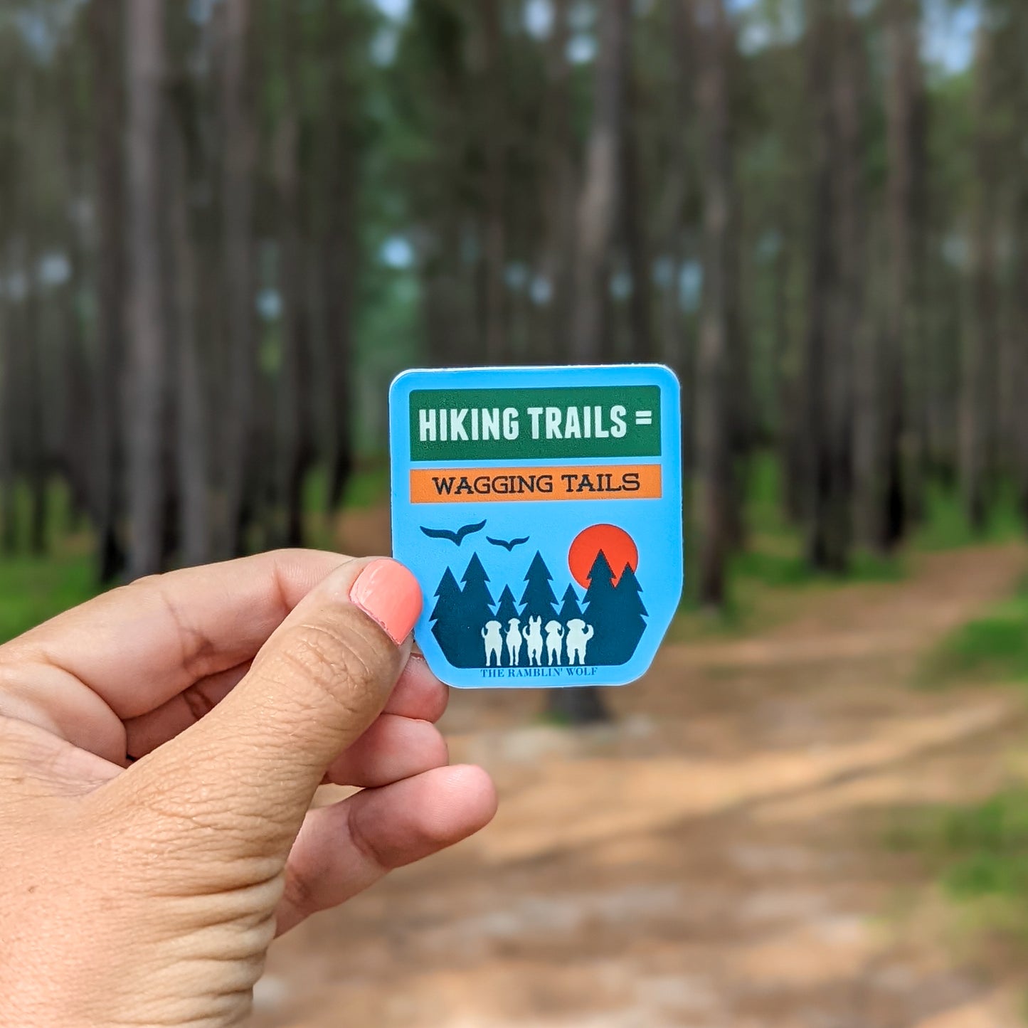 Wagging Tails Sticker
