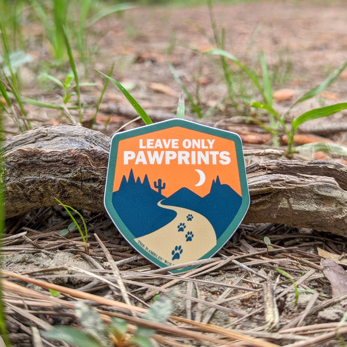 Leave Only Pawprints Sticker