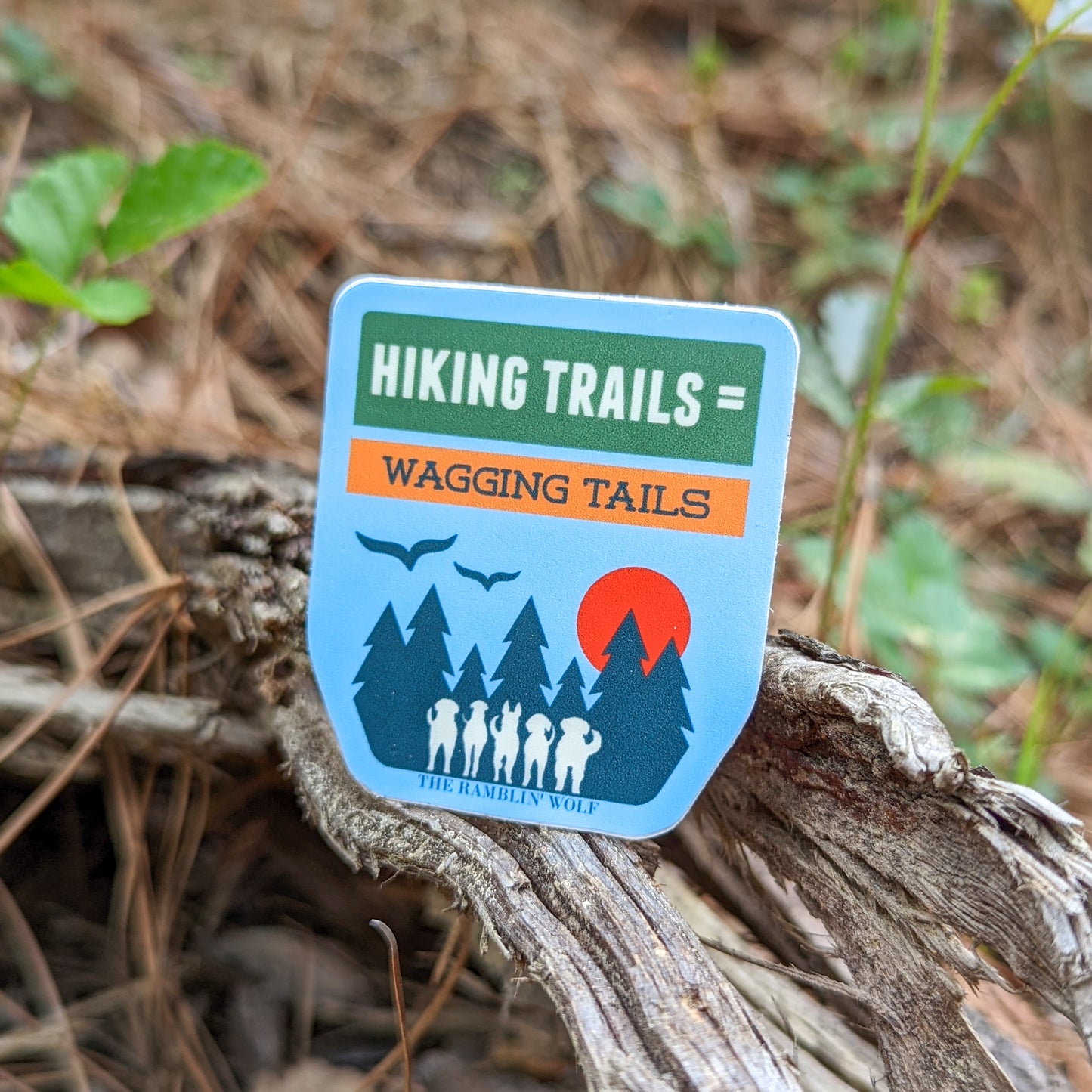 Wagging Tails Sticker