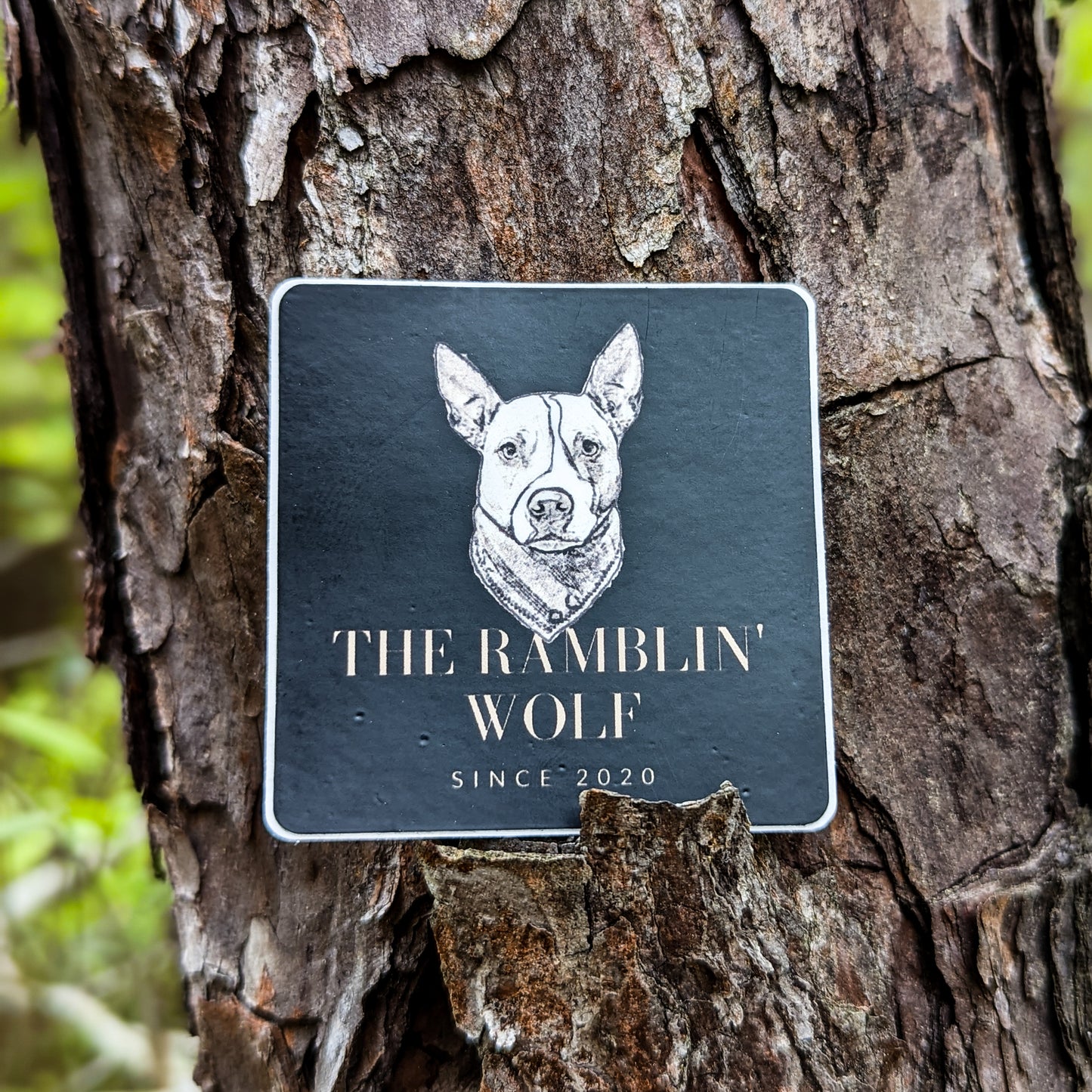 The Ramblin' Wolf Logo Sticker