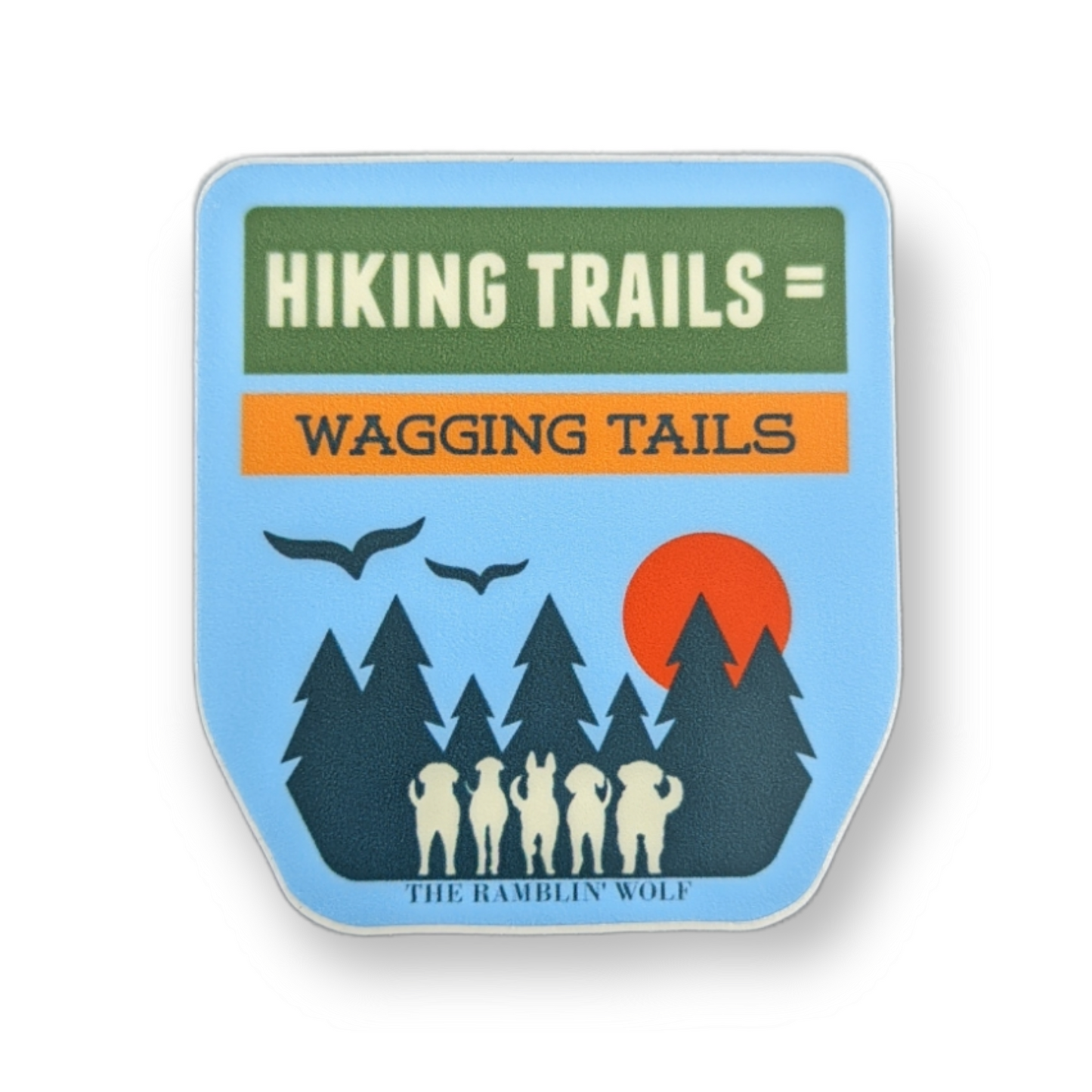 Wagging Tails Sticker