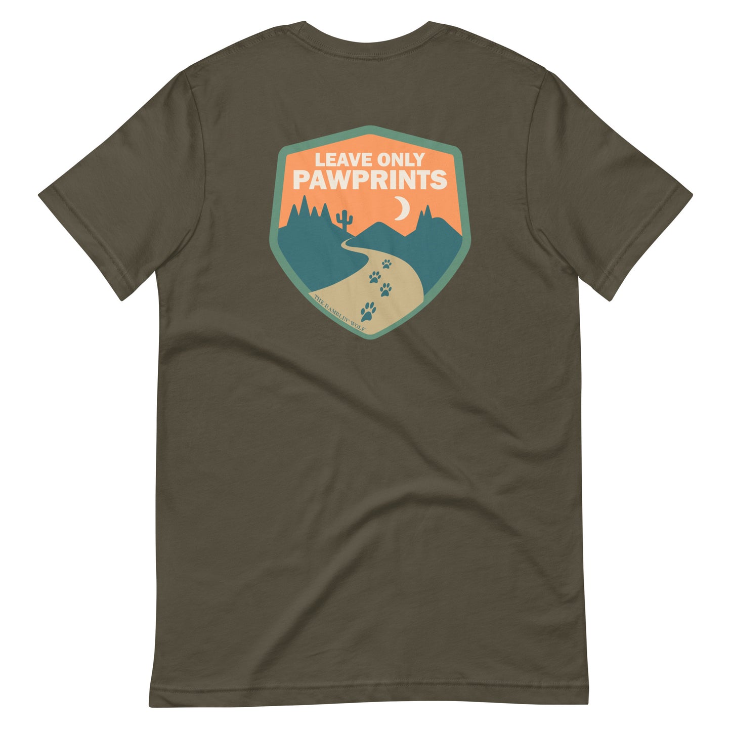 Leave Only Pawprints Unisex Tee