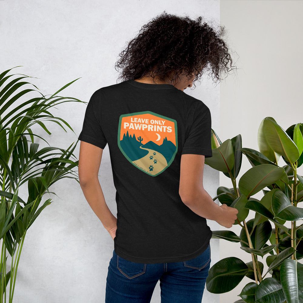 Leave Only Pawprints Unisex Tee
