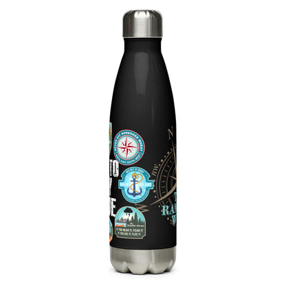 How to Stay Alive Stainless Steel Water Bottle