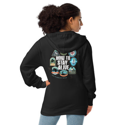 How to Stay Alive Zip Up Hoodie