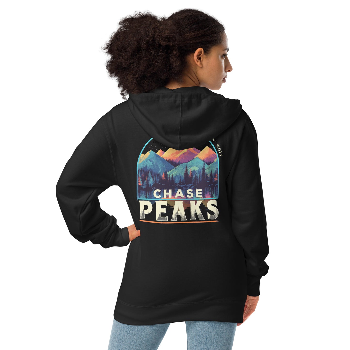 PRE-ORDER - Chase Peaks Zip Up Hoodie