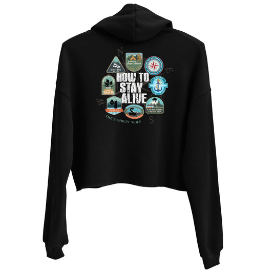 How to Stay Alive Crop Hoodie