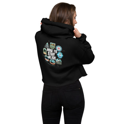 How to Stay Alive Crop Hoodie