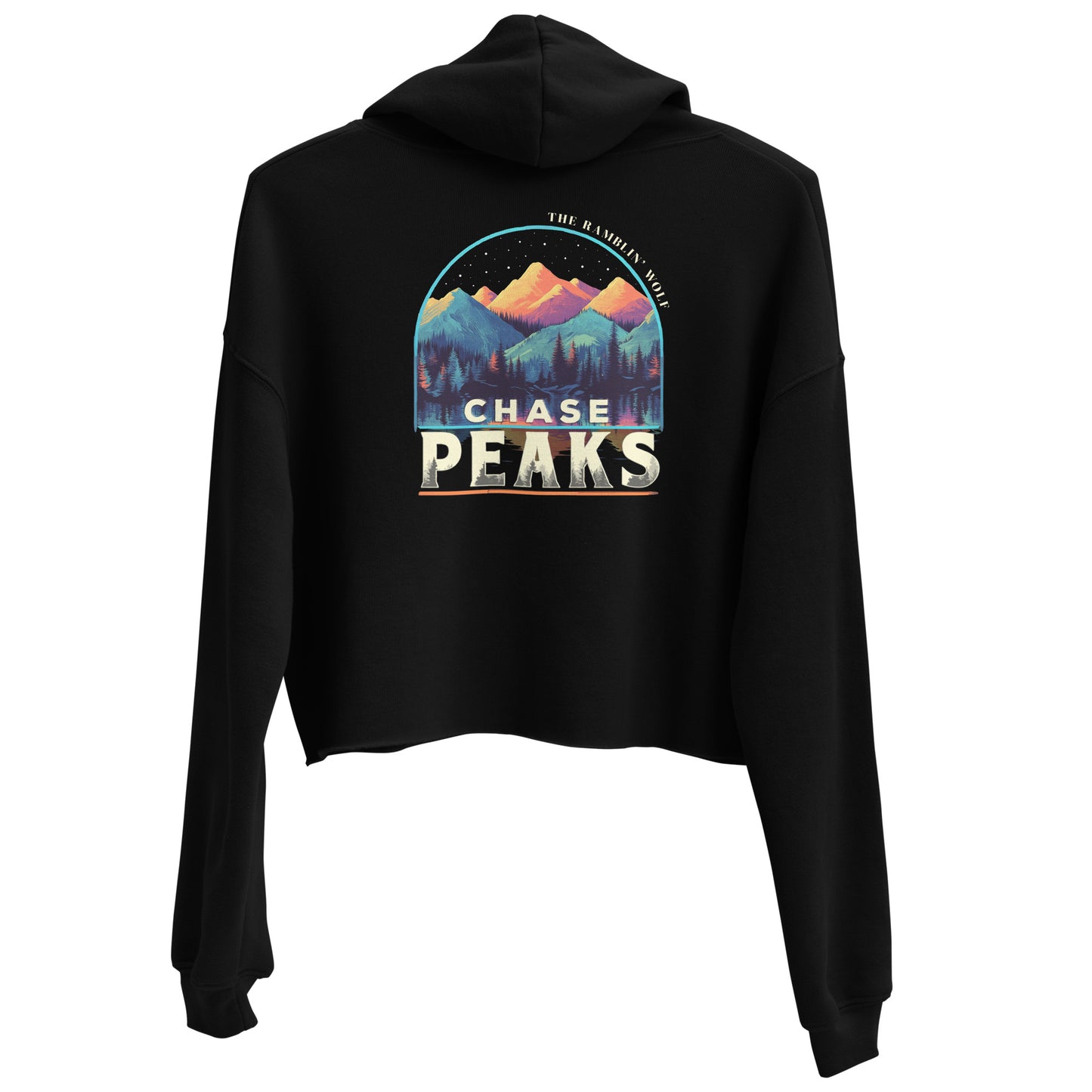 Chase Peaks Crop Hoodie