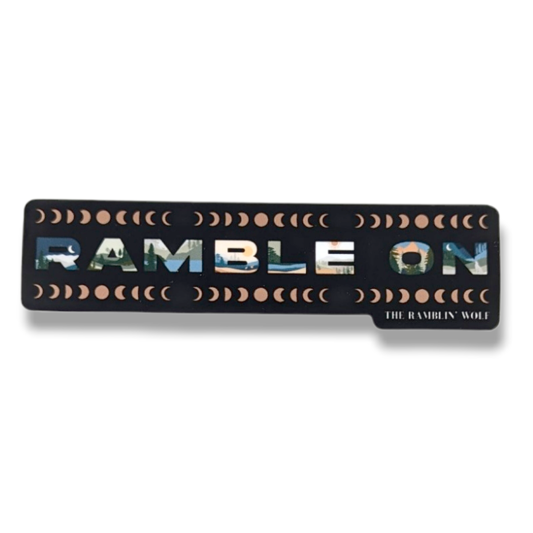 Ramble On Sticker