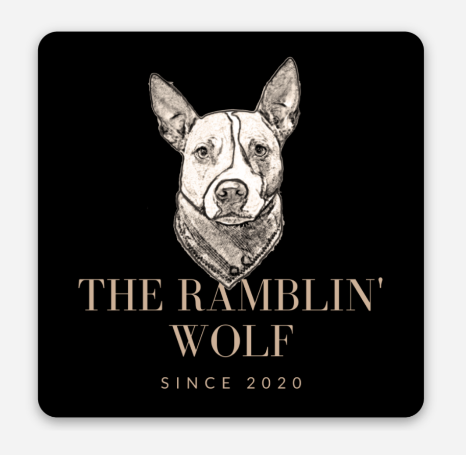 The Ramblin' Wolf Logo Sticker