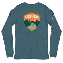 Load image into Gallery viewer, Leave Only Pawprints Long Sleeve Tee
