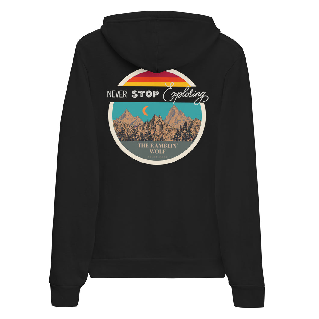 Never Stop Exploring Hoodie
