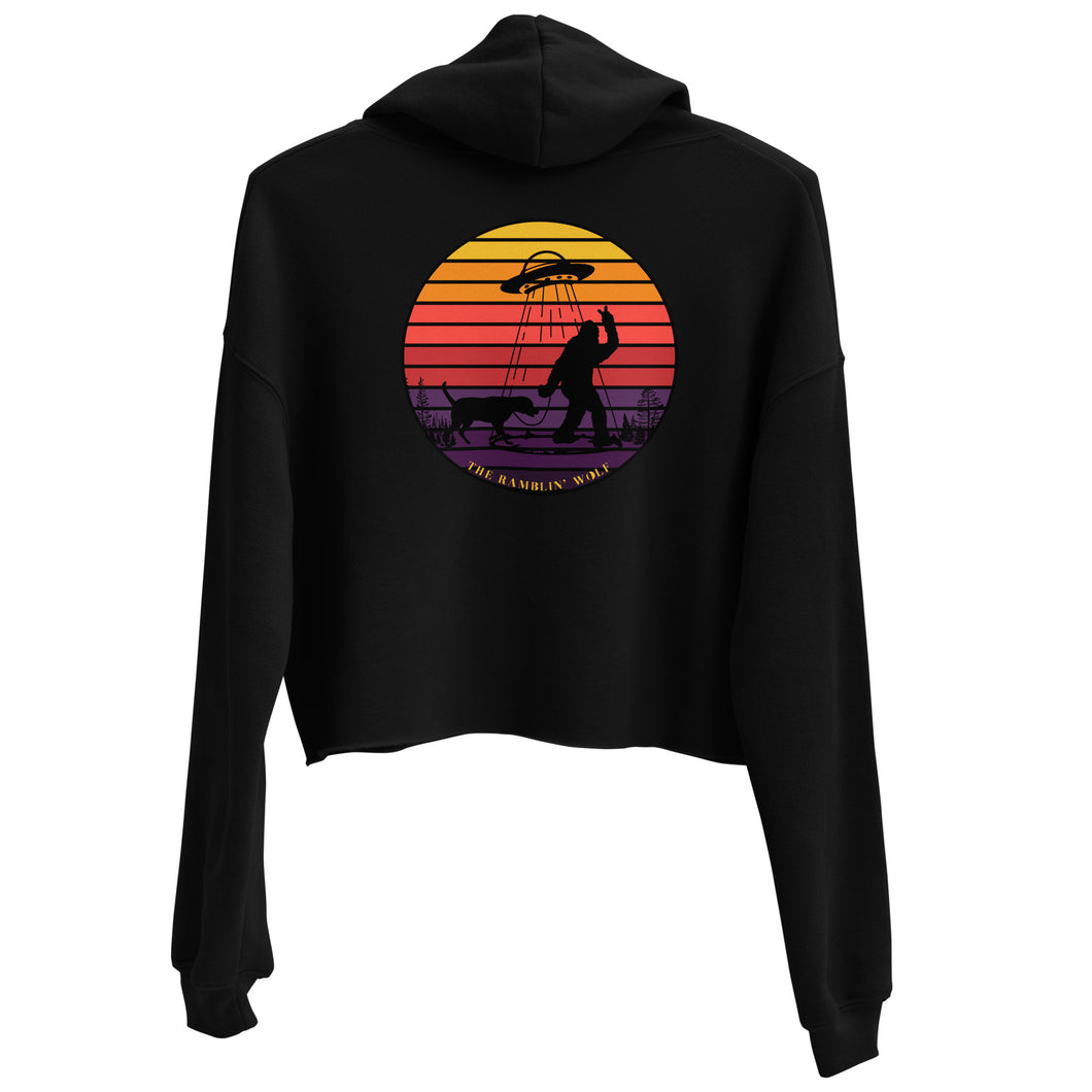 Peace Out Crop Hoodie