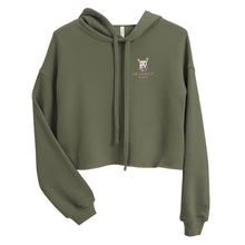 Load image into Gallery viewer, Leave Only Pawprints Crop Hoodie
